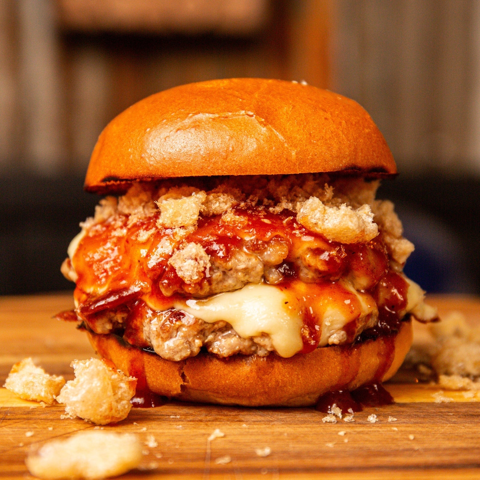 Pork Smash Burgers