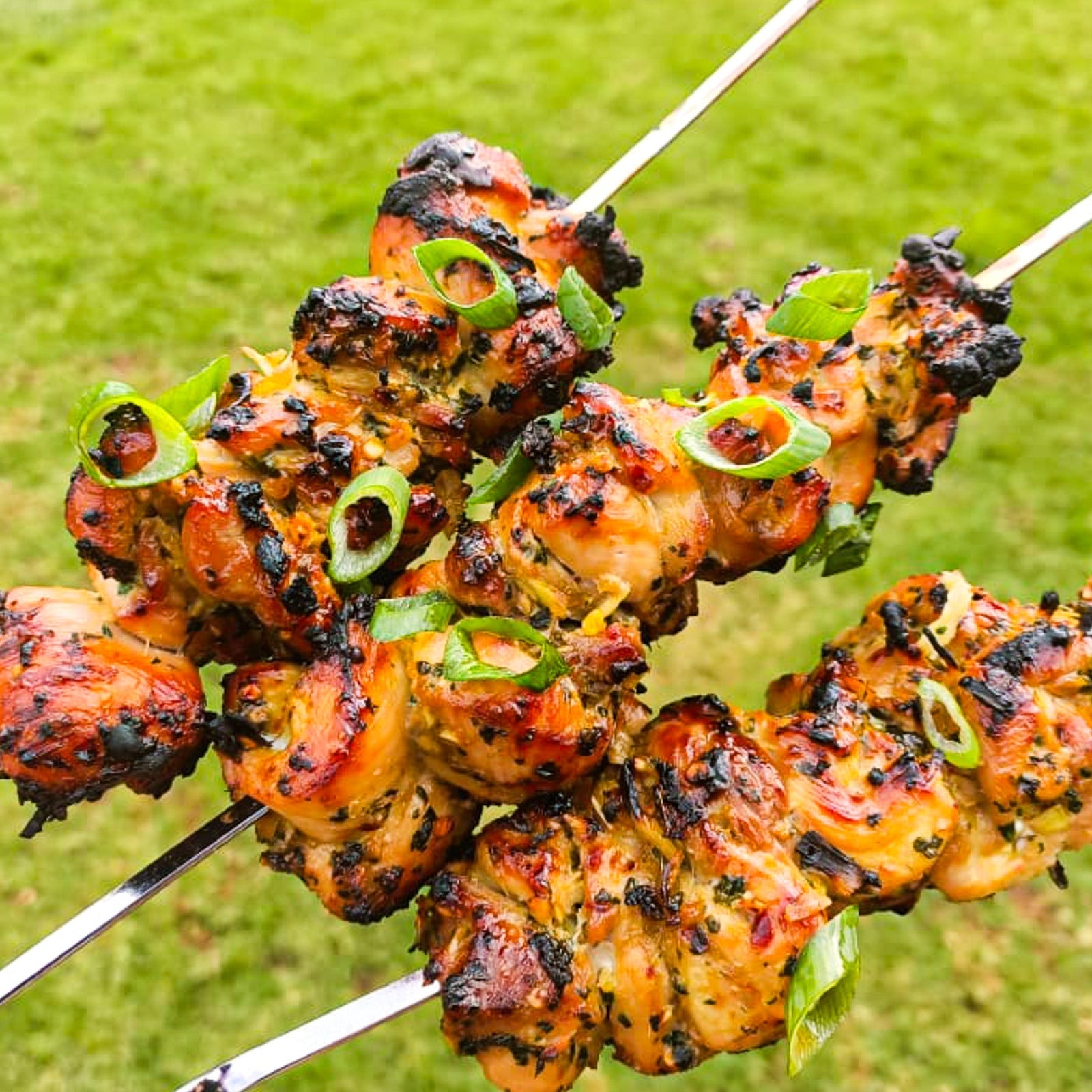 Lemongrass Chicken Skewers