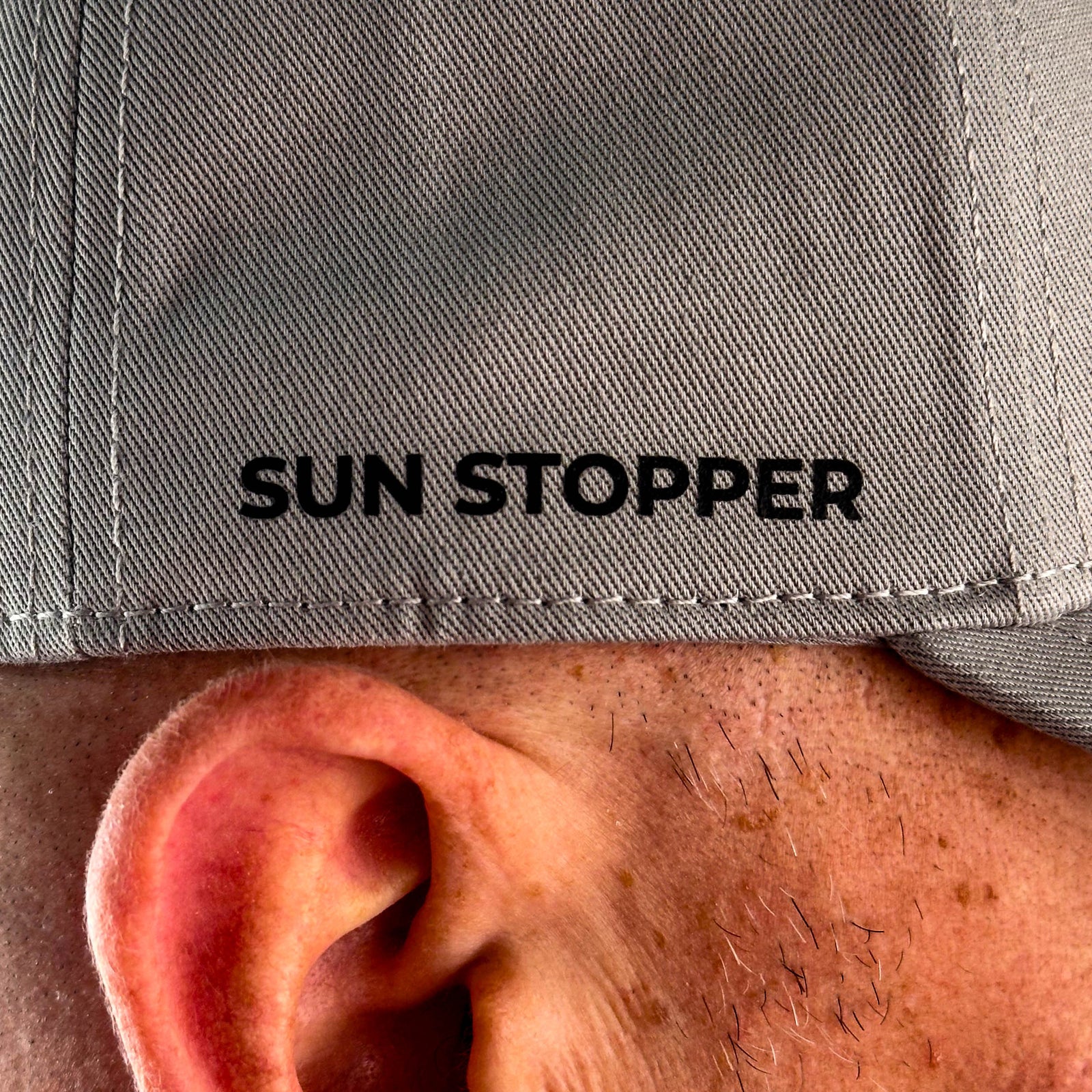 Curved Peak "Schueys BBQ" Cap (grey)